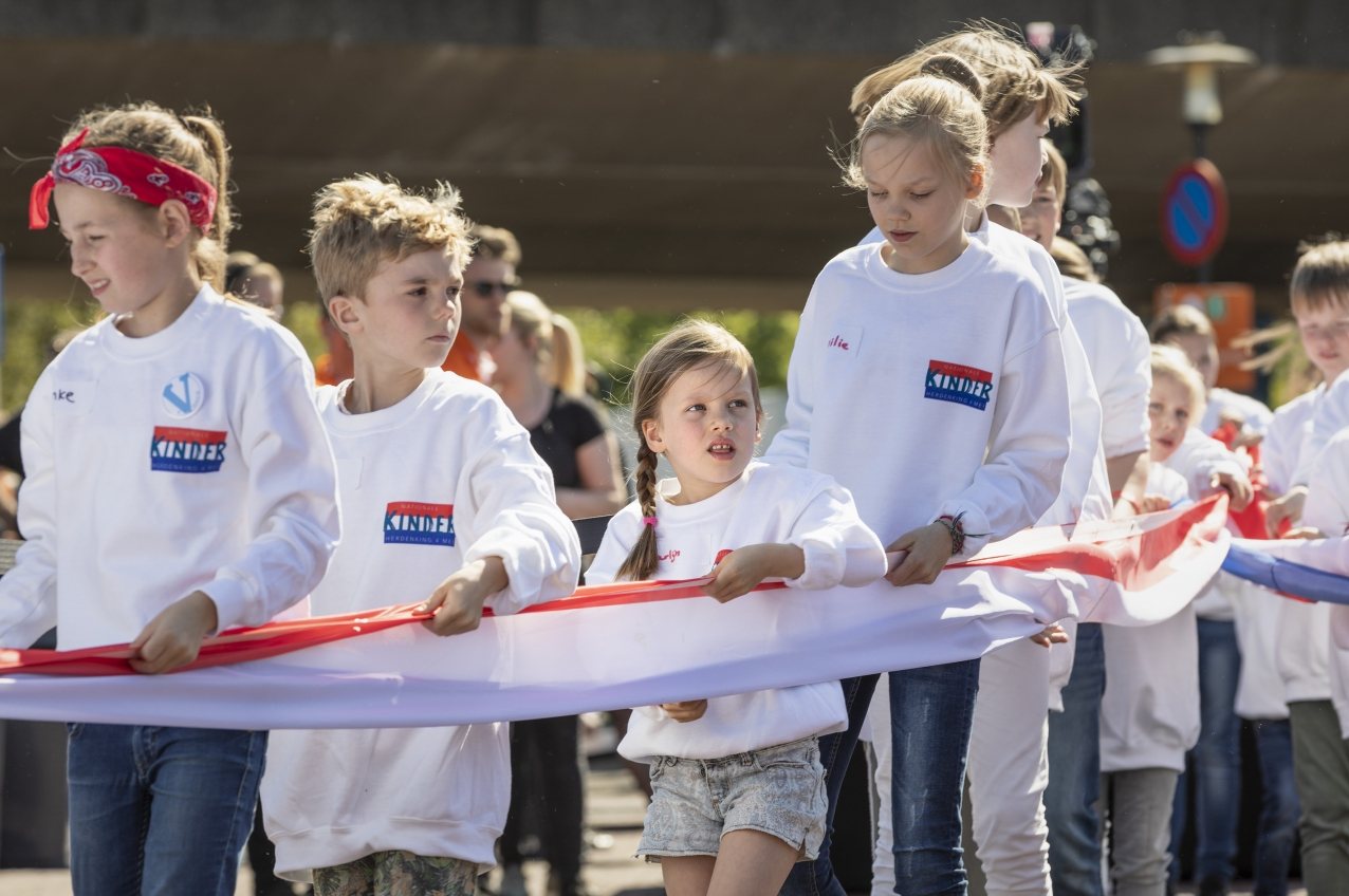 Dansers tijdens de Nationale Kinderherdenking 2018