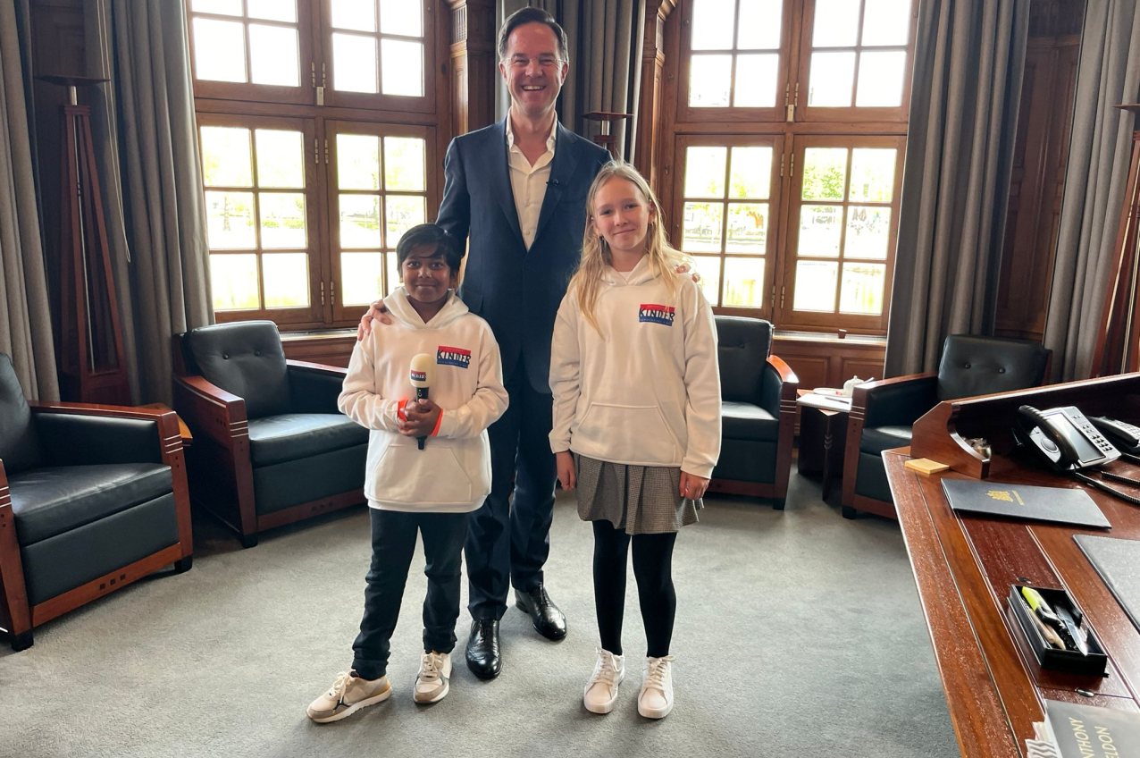 Op bezoek bij Rutte